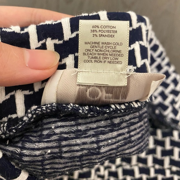 LOFT Blue Colourblock Skirt - Picture 4 of 6